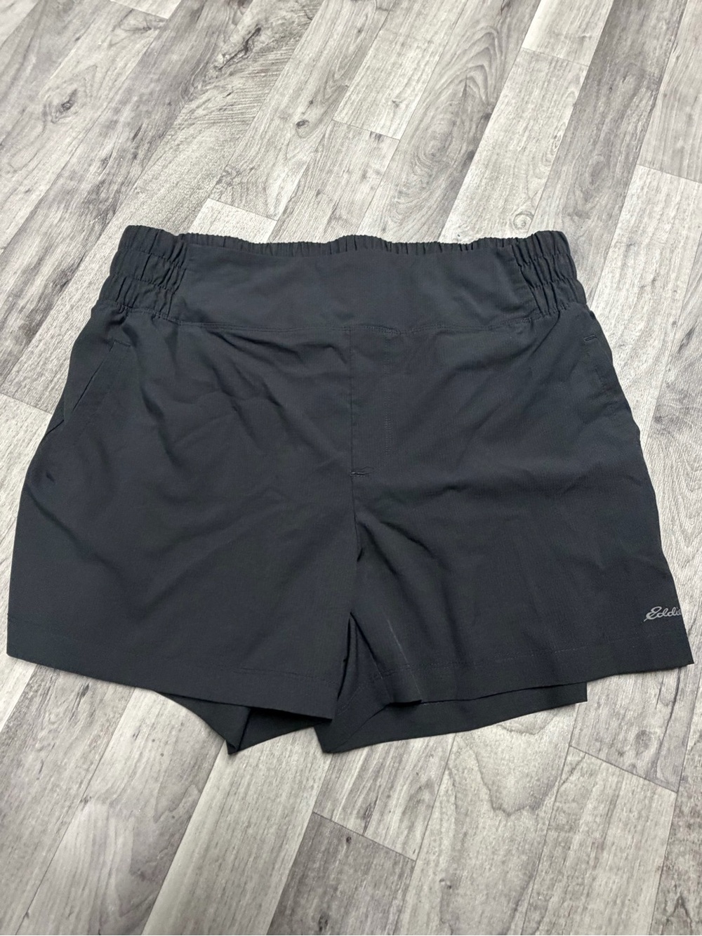 Eddie Bauer Black Women's Athletic Pull-On Shorts